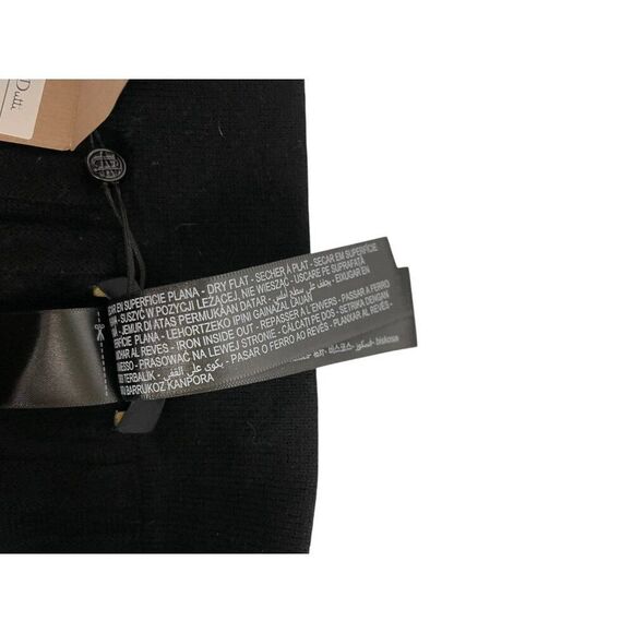 Massimo Dutti Womens Midi Skirt Medium M Black Pleated Wool Blend 5200/634 NWT - Picture 12 of 16